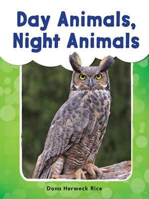 cover image of Day Animals, Night Animals